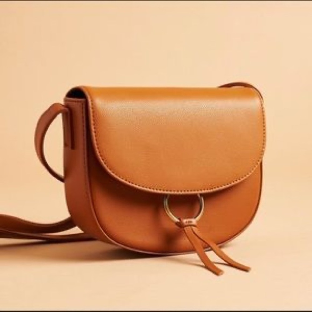 NWT JJ Winters Ivy Leather Crossbody